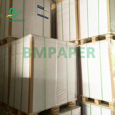Giấy C2S văn bản màu trắng bóng 100lb cho thẻ giá 315mm x 468mm Độ trắng cao