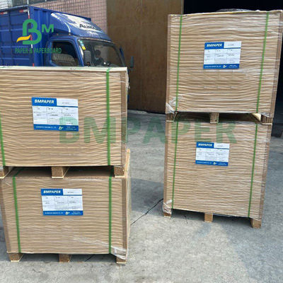 Giấy C2S văn bản màu trắng bóng 100lb cho thẻ giá 315mm x 468mm Độ trắng cao