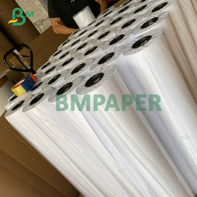 2'' Core Trắng Ink Jet Giấy Kỹ thuật 20# CAD Bond Roll 24'' x 300ft