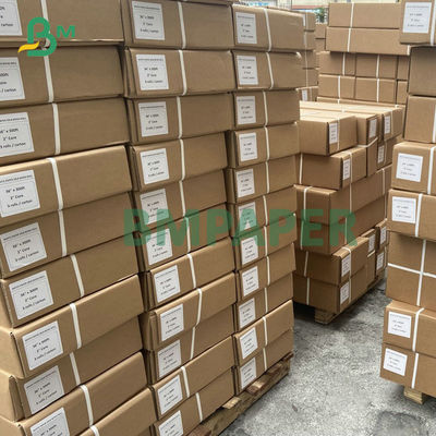 2'' Core Trắng Ink Jet Giấy Kỹ thuật 20# CAD Bond Roll 24'' x 300ft