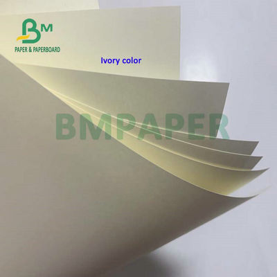 Giấy màu trắng ngà không tráng gỗ Tờ 55gsm 65gsm để làm sổ tay