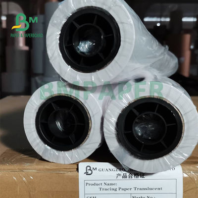 Cuộn giấy can trong mờ 60gsm 83gsm dành cho trẻ em vẽ 20'' 24'' X 50m