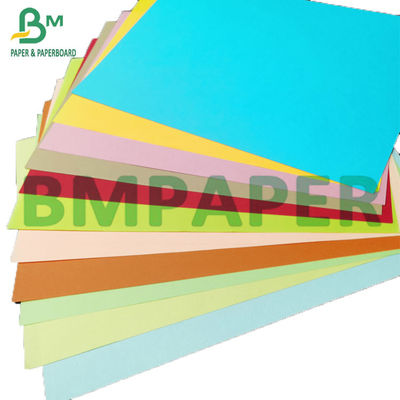 100gsm - 250gsm Giấy Bristol không tráng phủ đầy màu sắc Chiều rộng 1350mm Thẻ màu DIY