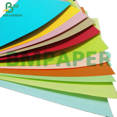 100gsm - 250gsm Giấy Bristol không tráng phủ đầy màu sắc Chiều rộng 1350mm Thẻ màu DIY