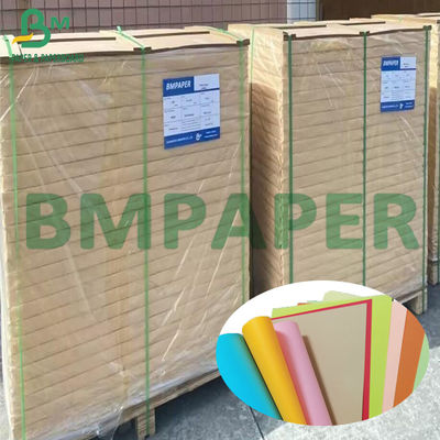 100gsm - 250gsm Giấy Bristol không tráng phủ đầy màu sắc Chiều rộng 1350mm Thẻ màu DIY