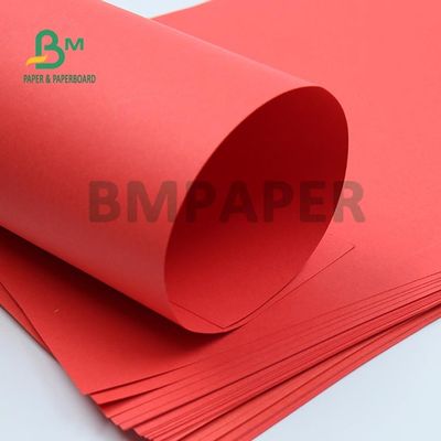 Giấy Bristol không tráng màu đỏ 100 - 250gsm cho thủ công DIY 1350mm Hình ảnh rõ nét