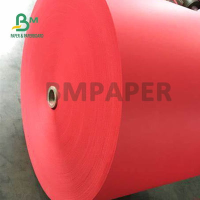 Giấy Bristol không tráng màu đỏ 100 - 250gsm cho thủ công DIY 1350mm Hình ảnh rõ nét