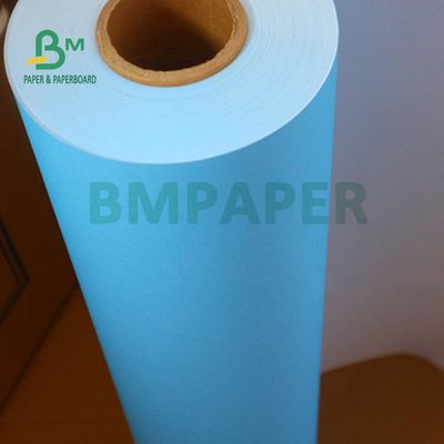 Giấy kỹ thuật số màu xanh lam 80gsm dành cho bản vẽ kỹ thuật 20'' 24'' X 50yard Lõi 2 inch