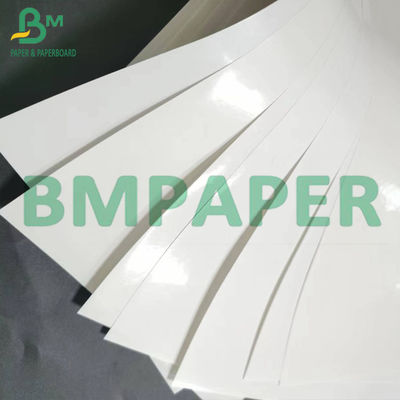 80g 90g Giấy ướt ướt trắng Nhãn chai bia tẩy trắng Papel trong tờ