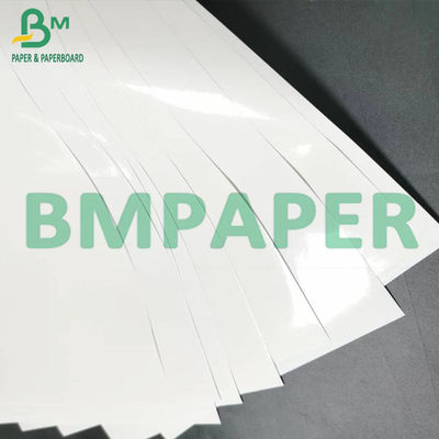 80g 90g Giấy ướt ướt trắng Nhãn chai bia tẩy trắng Papel trong tờ