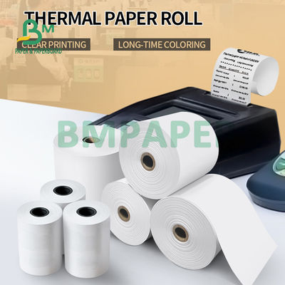 Cuộn giấy in nhiệt 65gsm miễn phí BPA cho biên lai thu ngân 80mm 57mm