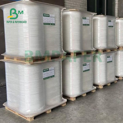 Cuộn giấy gói rơm trắng 24gsm 28gsm 25 mm 26,5mm Có thể phân hủy