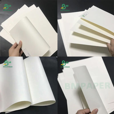 Cấp thực phẩm 210 / 230g + 15g Giấy tráng cốc màu trắng Poly tráng Giấy cuộn cho cốc giấy Bát giấy