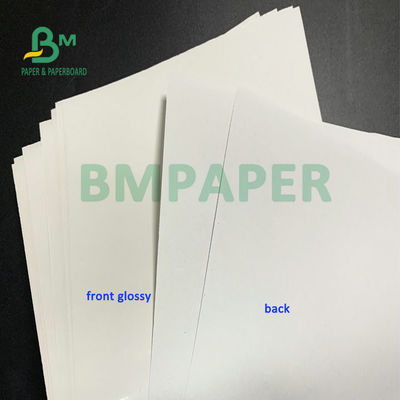 Giấy tráng phủ bóng siêu trắng 80gsm 1020mm 1365mm Jumbo Roll