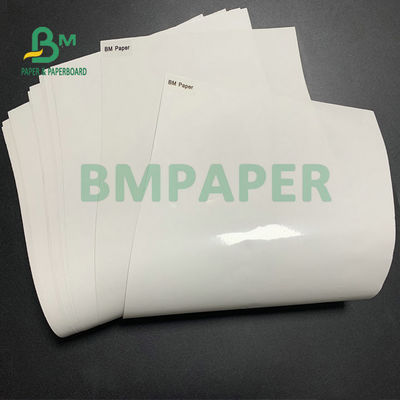 Giấy tráng phủ bóng siêu trắng 80gsm 1020mm 1365mm Jumbo Roll