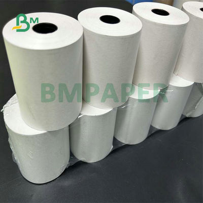 50Gr 55Gr 80 x 80mm 57 x 50mm Giấy biên nhận nhiệt để in giấy đăng ký ATM