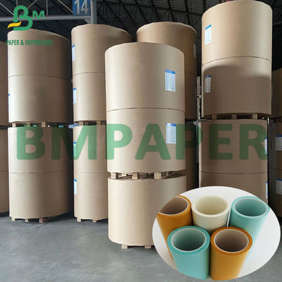 60g Giấy tráng silicon trắng xanh Giấy thủy tinh Phát hành Giấy cuộn Jumbo