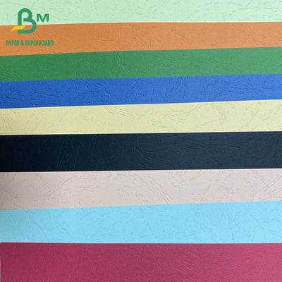 110gsm Binding Cover Paper Hai mặt Da Texture A1 A2 A3 A4 A5 Màu đúc