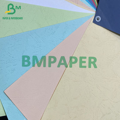 110gsm Binding Cover Paper Hai mặt Da Texture A1 A2 A3 A4 A5 Màu đúc