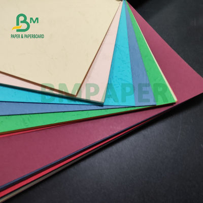 110gm 150gm Bìa giấy kết cấu đa màu để dán sách 72 x 102cm