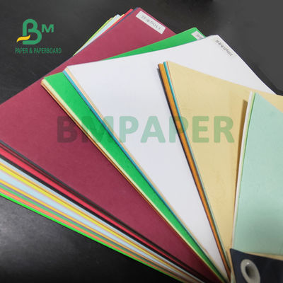 110gm 150gm Bìa giấy kết cấu đa màu để dán sách 72 x 102cm