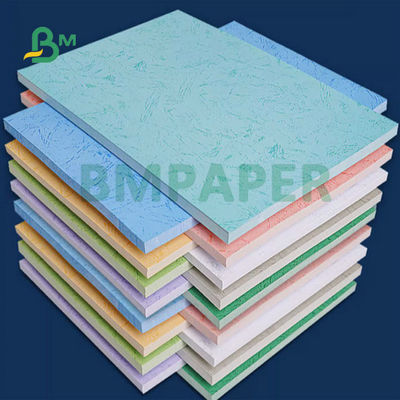 Xanh Xanh Đỏ 230gm 260gm Da Textured Bức giấy đúc cho bìa sách 31x43inch