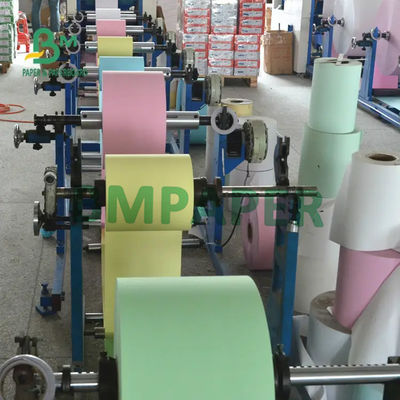 50 - 60g NCR Roll Carbonless Copy Paper CFB CFB CB giấy 240mm 610mm 860mm rộng
