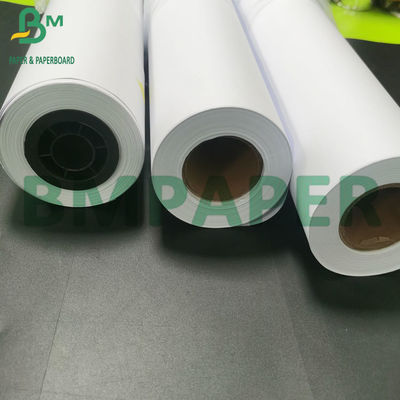 20lb Bạch giấy CAD Plotter độ sáng cao giấy liên kết sạch cho kỹ thuật
