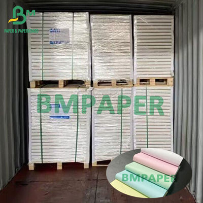 Giấy NCR không carbon 55GSM 60GSM Carbon Mặt trước Lưng 55GSM 60GSM 66x100cm Vòng 500 tờ