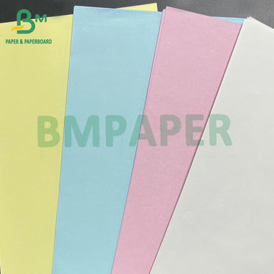 60gm NCR Bạch vàng hồng màu xanh lá cây giấy chuyển bản sao không carbon