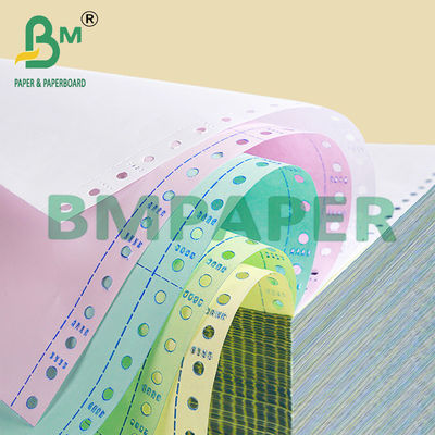 8.5 x 11 Inch Màu trắng Hồng NCR giấy sao chép không cacbon cho máy in ma trận chấm