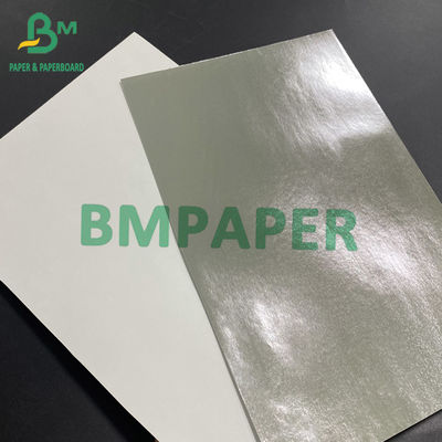 70gsm nhãn giấy kim loại cho chai bia nhãn bạc một mặt không hấp thụ vật liệu đóng gói