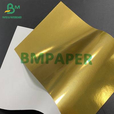 Giấy dán nhãn kim loại vàng cho chai bia
