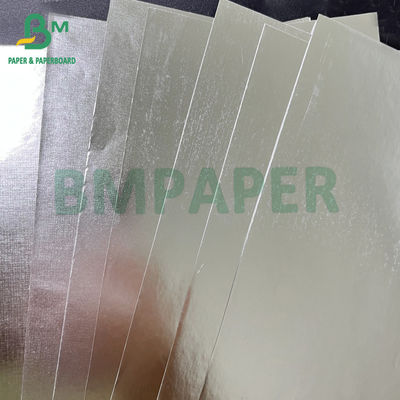 Mượt mà 80gm Độ bền ướt bạc vàng nhôm kim loại giấy