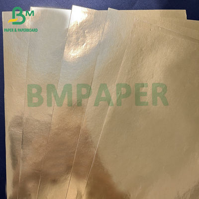 Mượt mà 80gm Độ bền ướt bạc vàng nhôm kim loại giấy