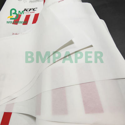 Giấy chống mỡ màu trắng tẩy trắng 50gm Cho bao bì KFC cấp thực phẩm