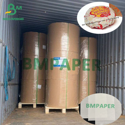 30g-80g Chất lượng cao giấy trắng chống mỡ bao bì thực phẩm Master Roll kích thước tùy chỉnh