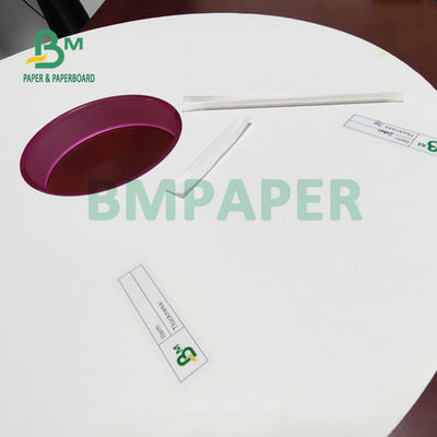 28gm giấy trắng chất lượng thực phẩm cho ống hút đóng gói 30mm 35mm thân thiện với môi trường