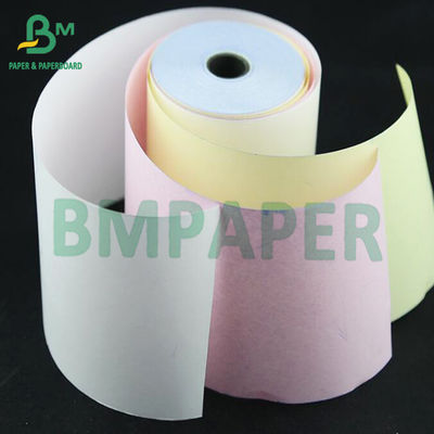 Bảng giấy sao chép không cacbon màu trắng hồng vàng 50g đến 60gm CCP cho hóa đơn