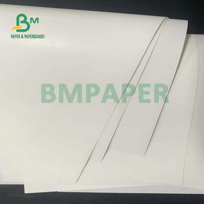 60gm 90gm Độ bền ẩm cao C1S giấy nhãn màu trắng trong cuộn