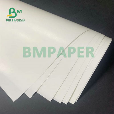 60gm 90gm Độ bền ẩm cao C1S giấy nhãn màu trắng trong cuộn