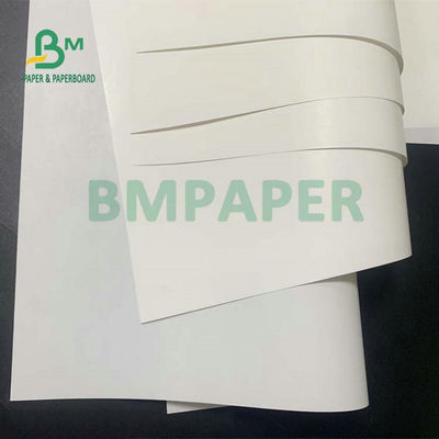 60gm 90gm Độ bền ẩm cao C1S giấy nhãn màu trắng trong cuộn