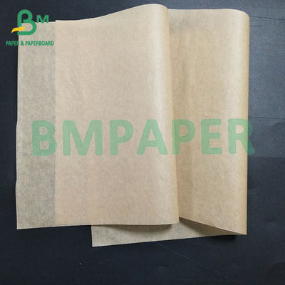 Chất chống dầu màu nâu và không thấm nước giấy loại thực phẩm có thể tùy chỉnh kích thước Chất chống dầu 33 / 35 / 38 / 40 / 50g