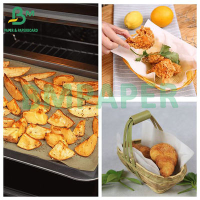 Bảng giấy bọc thực phẩm chất lượng thực phẩm Biodegradable Greaseproof Baking Silicone Oil
