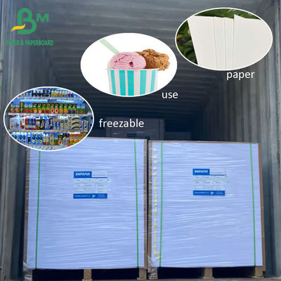 275g 300g Ployboard giấy đông lạnh cho đồ uống lạnh kem cốc Bowl Food Packge Box