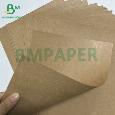 Bao bì thức ăn nhanh Kraft màu nâu 270gsm giấy phủ PE chống mỡ