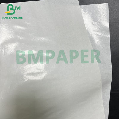 50 gsm + 10 gsm Bảng giấy thực phẩm Kraft màu trắng phủ PE bóng mặt đơn