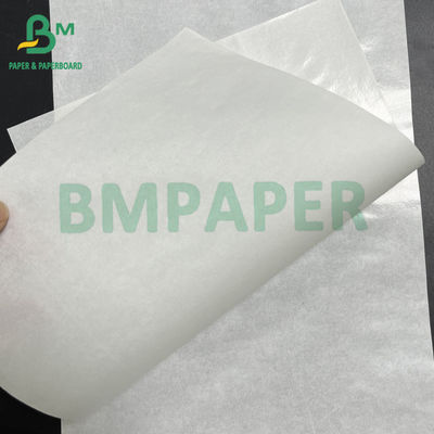 50 gsm + 10 gsm Bảng giấy thực phẩm Kraft màu trắng phủ PE bóng mặt đơn