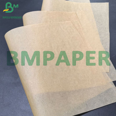 35gm Single Side Glossy MG Golden Brown Ribbed Kraft Paper Roll Để đóng gói