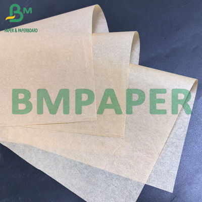 35gm Single Side Glossy MG Golden Brown Ribbed Kraft Paper Roll Để đóng gói